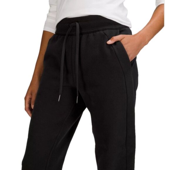 Lululemon Athletica Scuba Black High-Rise 7/8 Jogger Pants Capri Sweats Size 6 - Picture 3 of 15